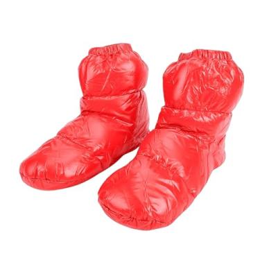 Imagem de Luocute Botas de Penas, Meias Quentes Ultraleves à Prova D'água para Dormir para Homens e Mulheres Com Penas de Pato Branco 90, para Acampamento, Mochila, Barraca, Saco de Dormir (L)