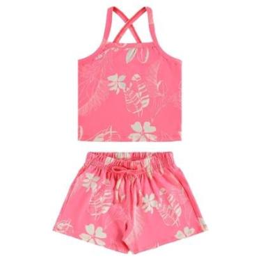 Imagem de Conjunto Regata Cropped e Short Bee Loop-Feminino