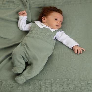 Imagem de Saída De Maternidade Em Tricô Menino Bento VD 3Pçs Fofinho-Masculino