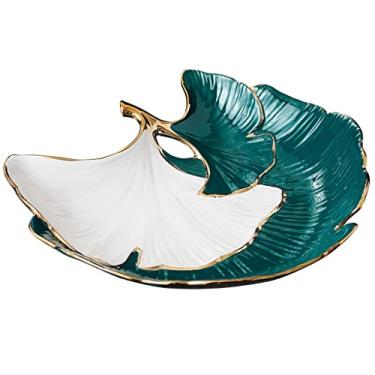 Imagem de Cesta de frutas criativa de cerâmica cesta de frutas, tigelas de servir frutas, tigelas de frutas elegantes para frutas, sobremesas, lanches, bandejas de frutas para festa