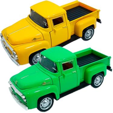 Imagem de Miniaturas Colecionável Carrinho Metal Pickup F-100 Kit 2pçs