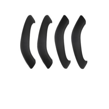 Imagem de Compatível Com Bmw X1 X2 F48 F49 F39 2016-2020 Maçanetas De Porta Interior Acessórios Do Carro Frente Traseira Esquerda Direita Puxar Alça Exterior Capa(Black - 4pcs)
