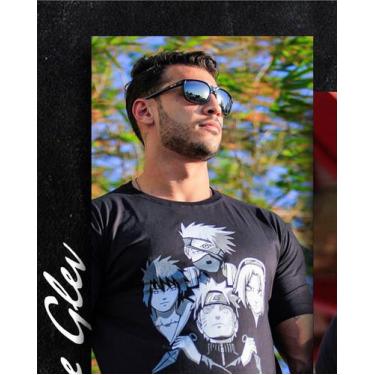 Imagem de Camiseta Naruto Time 7 anime Camisa Estampada Anime Unissex Básica - G