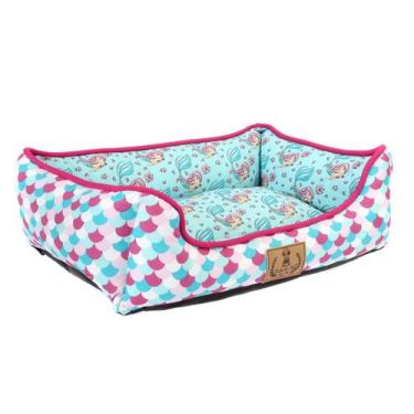 Imagem de Cama Colors para Cachorro e Gato Pet - Bichinho Chic, Rosa, M