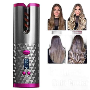 Imagem de Modelador De Cachos Automatico Cerâmica Curler Sem Fio