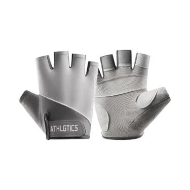 Imagem de Luvas De Ciclismo Unissex Respiráveis Sem Dedos Para Treino, Academia,