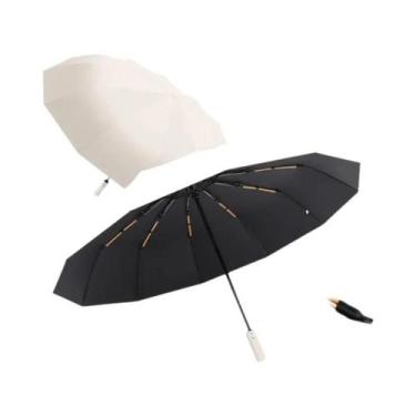Imagem de Guarda-chuva De Negócios Unissex Reforçado Com 24 Varetas, Resistente 