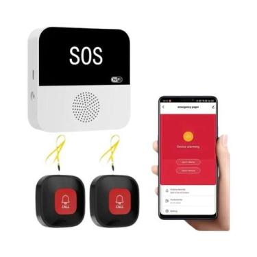 Imagem de Botão De Alerta De Emergência SOS Inteligente WiFi Para Idosos, Pacien
