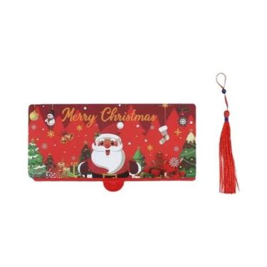 Imagem de Decoração De Natal: Envelope Para Cartão De Dinheiro Do Papai Noel 202