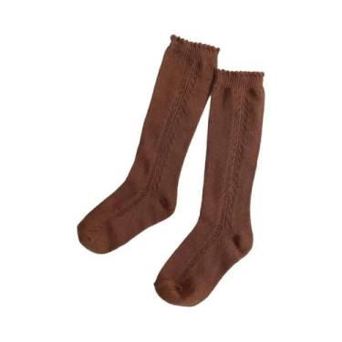 Imagem de Meias De Algodão Respiráveis Para Crianças, Meninos E Meninas, Até O J