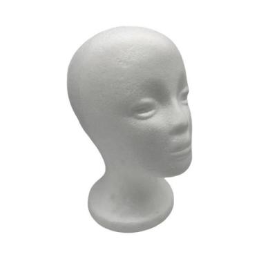 Imagem de Suporte Para Exibição De Perucas Femininas, Cabeça De Manequim Em Espu