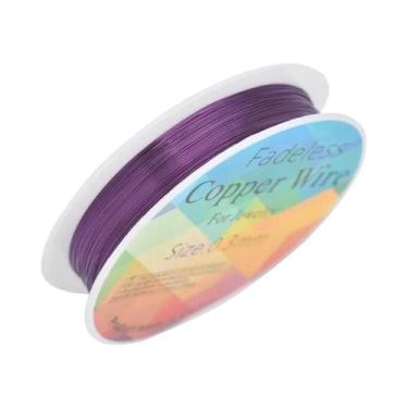 Imagem de Fio De Cobre Colorido Para Pulseiras, Colares E Joias DIY 0.2-1.0mm Ac