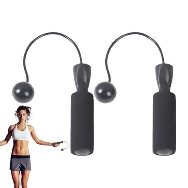 Imagem de Corda de pular sem fio, corda de pular sem fio com peso | Bola rotativa de 360 graus, equipamento de fitness portátil, material de treino para homens, mulheres, crianças, exercícios internos e