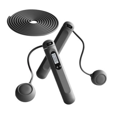 Imagem de Corda de pular sem fio para mulheres, contador de corda de pular, acessórios de máquina de equipamento de salto profissional ponderado, ferramenta de ginástica para mulheres e crianças