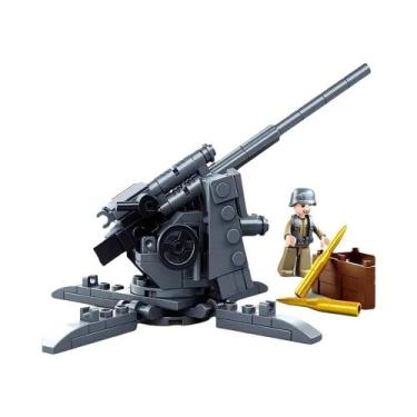 Imagem de Conjunto De Blocos De Montar De Armas Militares Da 2ª Guerra Mundial P