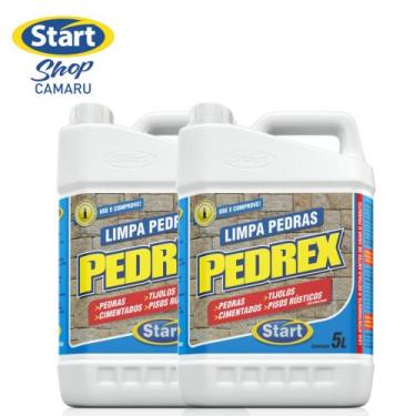 Imagem de Pedrex Limpa Pedras Start 5 L - Kit com 2 Unidades