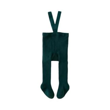 Imagem de Meias-calças De Natal Para Meninas, Leggings De Cintura Alta Com Suspe