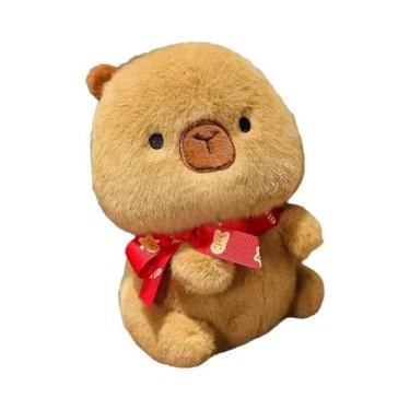 Imagem de Brinquedos De Pelúcia De Capivara Com Árvore De Natal, Bonecos De Anim