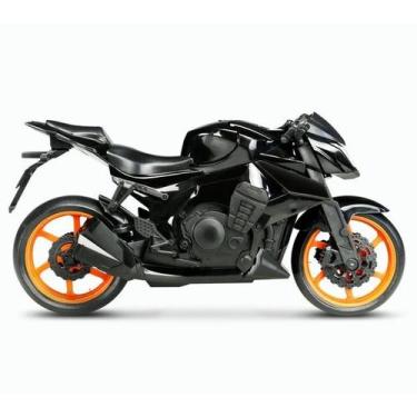 Imagem de Moto Infantil Naked Motorcycle - 26cm - Pneu Borracha - Roma - Roma Br