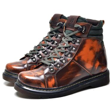 Imagem de Bota Masculina Rock Style Couro Legítimo Ranclafe-Masculino