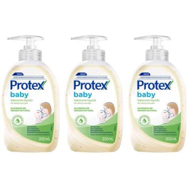 Imagem de Sabonete Infantil Líquido Protex Baby 200ml - 3 Unidades