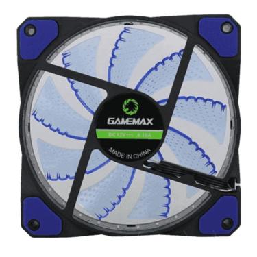 Imagem de Fan Gamemax Para Pc Gamer Gf12b 12cm Azul 32 Led