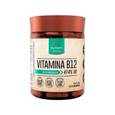 Imagem de Vitamina B12 Metilcobalamina Nutrify B12 sem Sabor, Sem Sabor