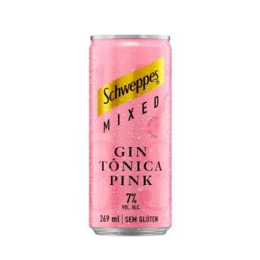 Imagem de Bebida Schweppes Gin Tônica Pink Sem Glúten - 269ml
