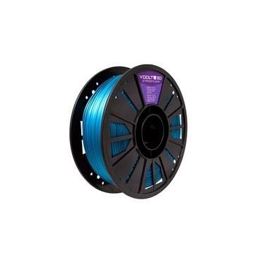 Imagem de Filamento PLA Voolt3D V-Silk, Azul Metalizado, 1.75mm, 1kg - PL-AZ-MT-SK-1