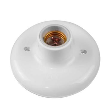 Imagem de Plafon branco 100w 250v c recept imp econ - ilumi