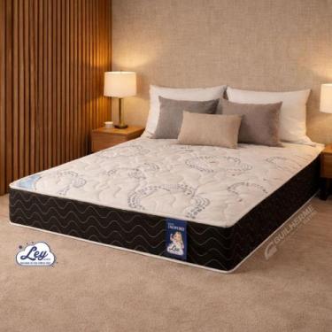 Imagem de Colchão Casal de Molas Ensacadas Padrão Isofort América Preto Colchão 