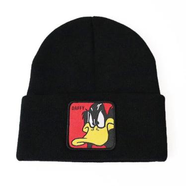 Imagem de Chapéu de malha Daffys Ducks Anime Winter Beanie de fibra acrílica - y