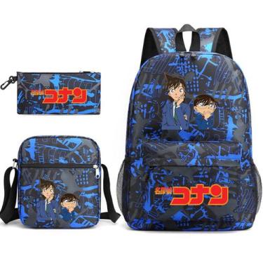 Imagem de Conjunto de mochilas Detectives Conans Conans Edogawas Kudous Shinichi