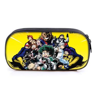 Imagem de Bolsa de lápis My Hero Academia Midoriya Izuku Poliéster 21,5x10x5cm -