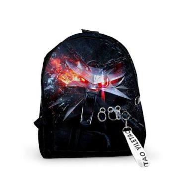 Imagem de Mochila escolar Wiedzmins Geralts Cartoon para crianças - yiweisai