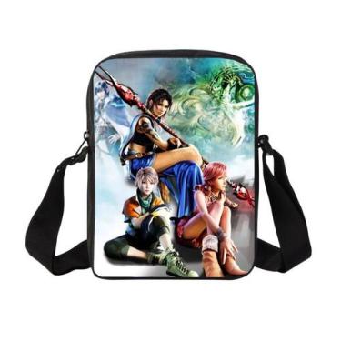Imagem de Bolsa Messenger Finals Fantasy Anime em lona poliéster 170 g - Yiweisa