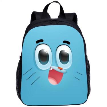 Imagem de Mochila Amazing Worlds of Gumballs Anime School Bag 24x12x33cm - yiwei