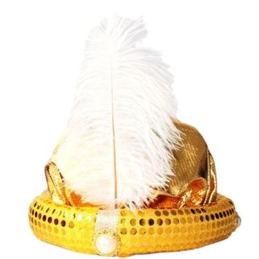 Imagem de Chapéu de cosplay Aladdins Árabes Sultões Príncipes Indianos Asiáticos