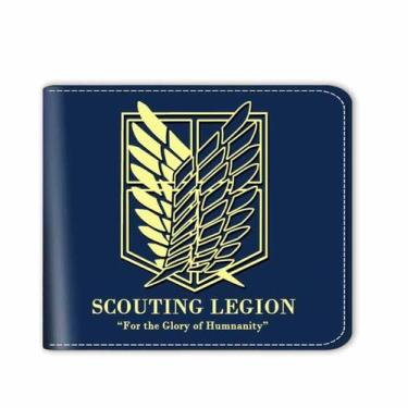 Imagem de Carteira Anime Characters Carteira fina dobrável em couro PU - Yiweisa