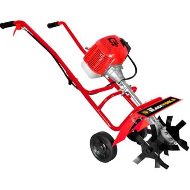 Imagem de Motocultivador Tratorito Arador Solo Gasolina 2t 52cc 3,8hp Com Lâminas Cultivadoras Tpf1000 The Black Tools