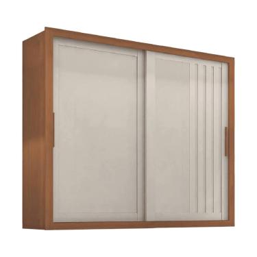 Imagem de Guarda Roupas Casal Ripado 2 Portas de Correr 4 Gavetas Vitta