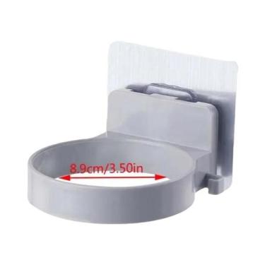 Imagem de Suporte De Parede Para Secador De Cabelo, Plástico, Sem Perfuração, Or