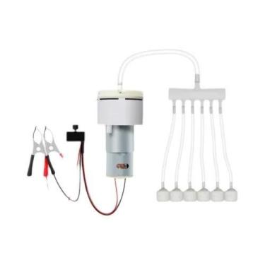 Imagem de Bomba De Ar Mini Ajustável PWM 12V Para Aquário, Tanque De Peixes E Ox