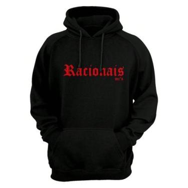 Imagem de Moletom Canguru Flanelado Unissex Racionais Mc's RAP Moda Vintage Blus