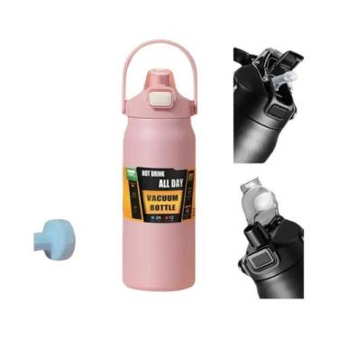 Imagem de Copo Térmico de Aço Inoxidável com Isolamento a Vácuo para Bebidas Que