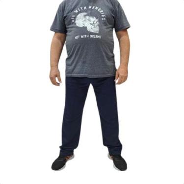 Imagem de Calça De Moletom Flanelado Unissex Adulto Com Bolso Interno - Dalri, M