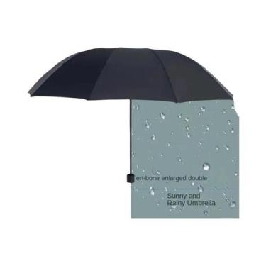 Imagem de Guarda-chuva Triplo Extra Grande De 130cm, Proteção Eficaz Contra Chuv