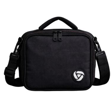 Imagem de Lancheira Bolsa Térmica Marmiteira Fitness Preta Reforçada c/ Alça Transversal- YS26034 - Yins 