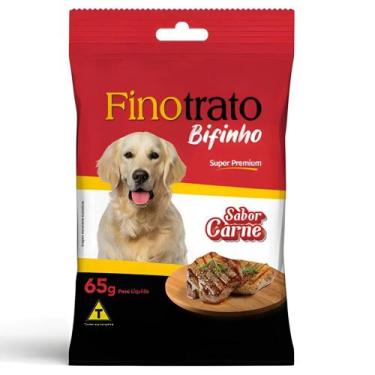 Imagem de Bifinho Finotrato Carne para Cães 65g - VB Racoes