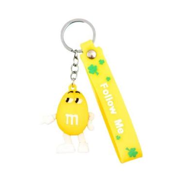 Imagem de Chaveiro Infantil Fofo De Desenho Animado M&M's: Acessório Moderno E D